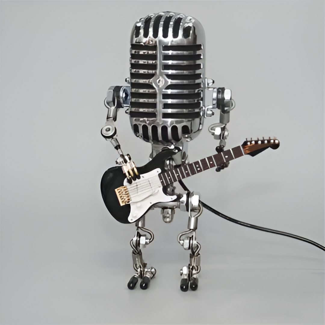 RoboGlow – Einzigartige Roboter-Tischlampe