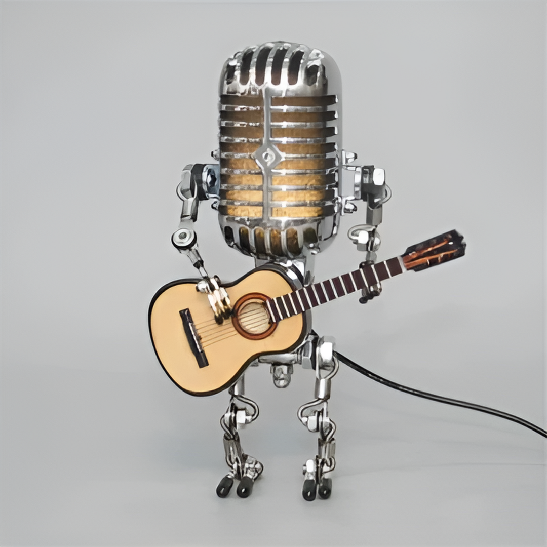 RoboGlow – Einzigartige Roboter-Tischlampe