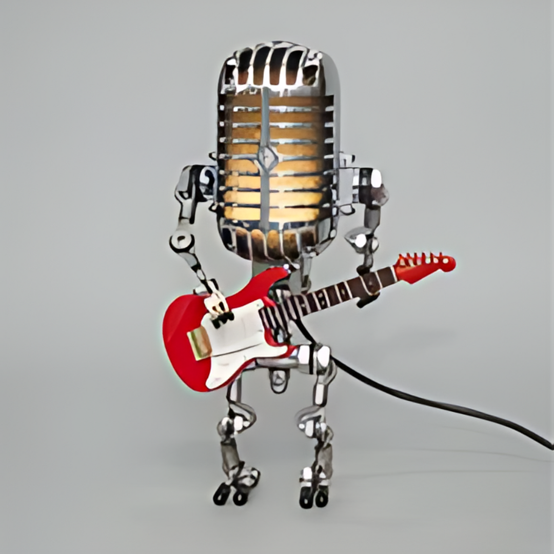 RoboGlow – Einzigartige Roboter-Tischlampe