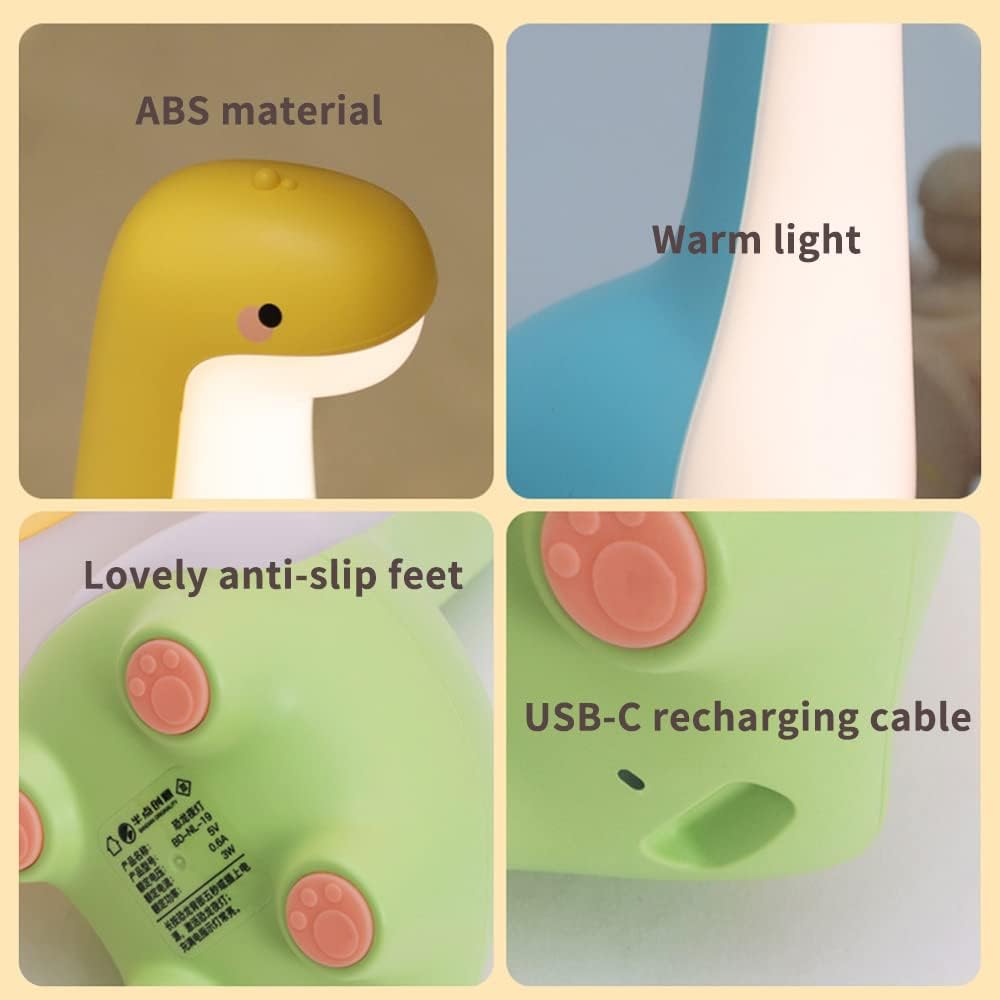 GlowRex – LED-Dinosaurier Nachtlicht für Kinderzimmer