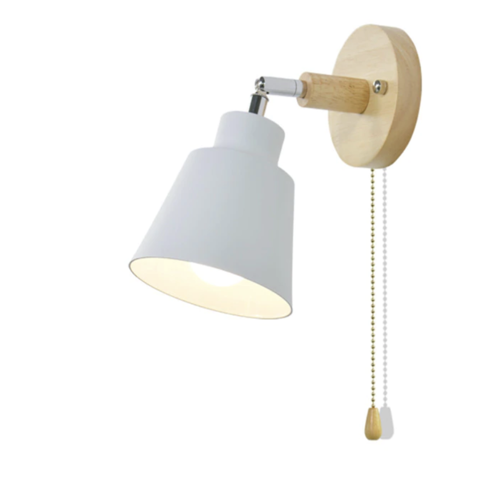 CollinLux – Verstellbare Vintage-Wandleuchte mit Zugkettenschalter