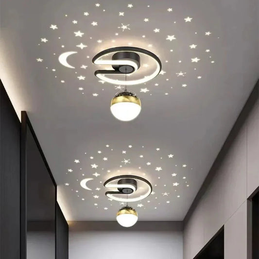 StarNova – Dimmbare LED-Deckenleuchte mit Sternenhimmel-Effekt