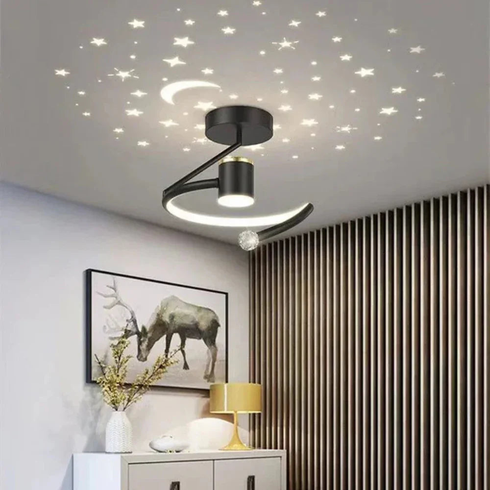 StarNova – Dimmbare LED-Deckenleuchte mit Sternenhimmel-Effekt