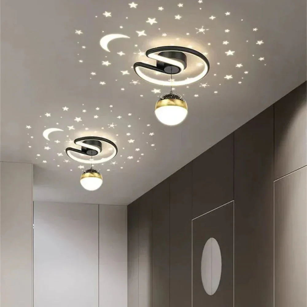 StarNova – Dimmbare LED-Deckenleuchte mit Sternenhimmel-Effekt