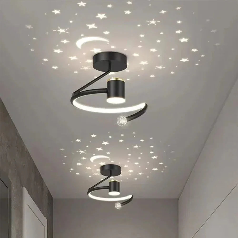 StarNova – Dimmbare LED-Deckenleuchte mit Sternenhimmel-Effekt