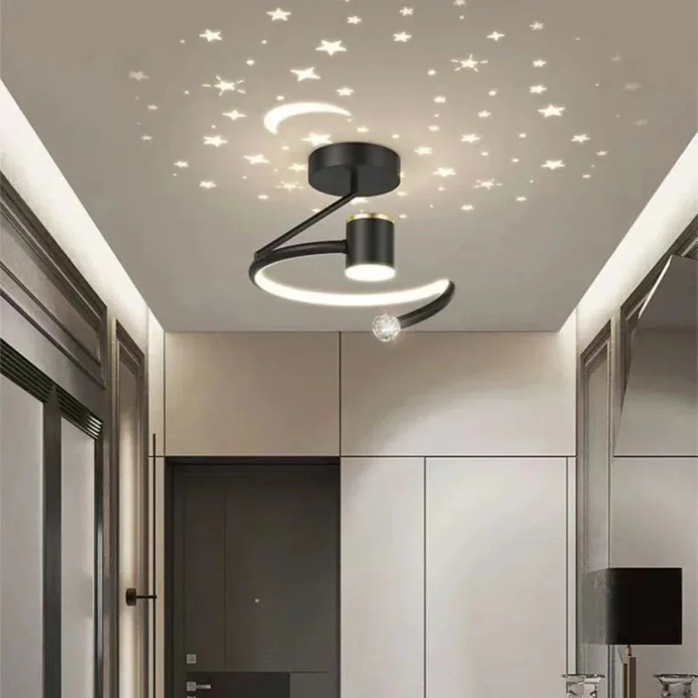 StarNova – Dimmbare LED-Deckenleuchte mit Sternenhimmel-Effekt
