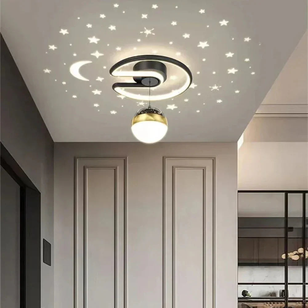 StarNova – Dimmbare LED-Deckenleuchte mit Sternenhimmel-Effekt