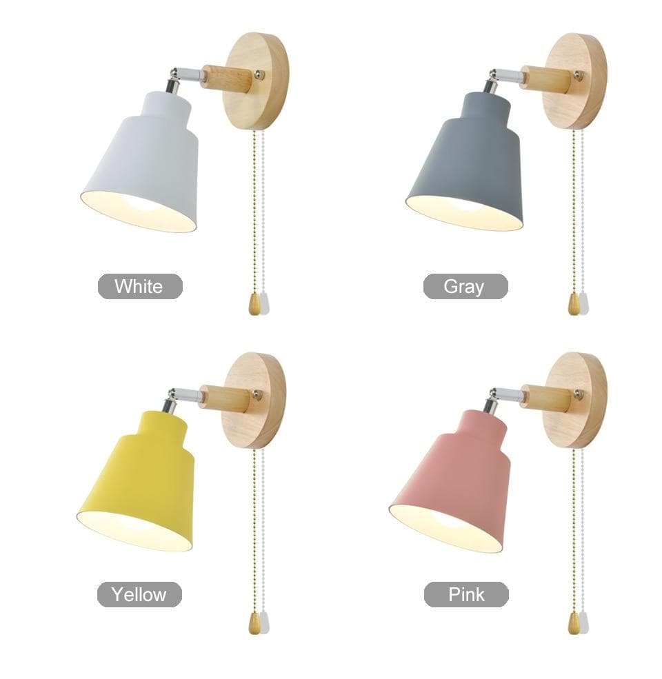 CollinLux – Verstellbare Vintage-Wandleuchte mit Zugkettenschalter
