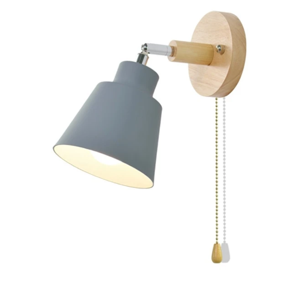CollinLux – Verstellbare Vintage-Wandleuchte mit Zugkettenschalter