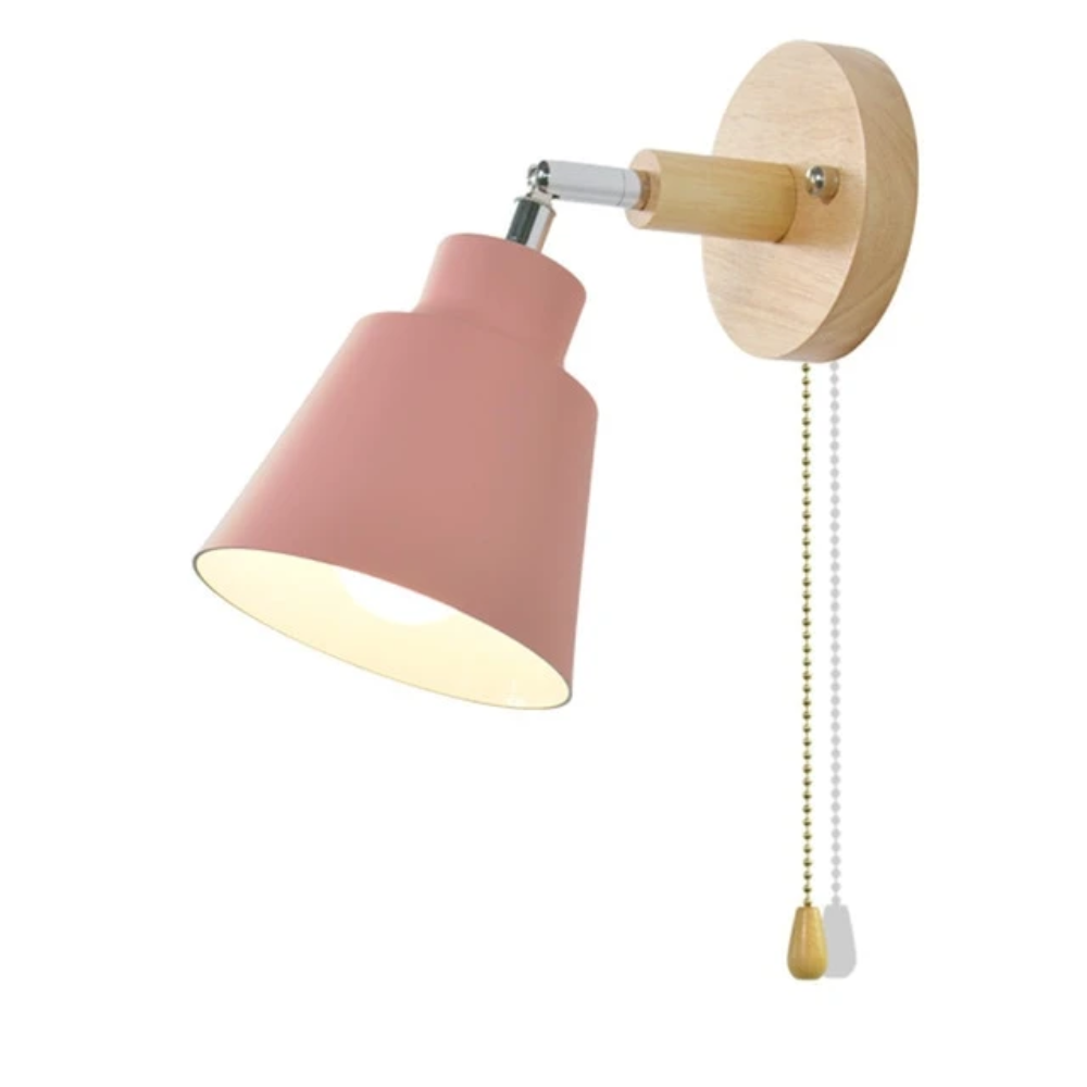 CollinLux – Verstellbare Vintage-Wandleuchte mit Zugkettenschalter