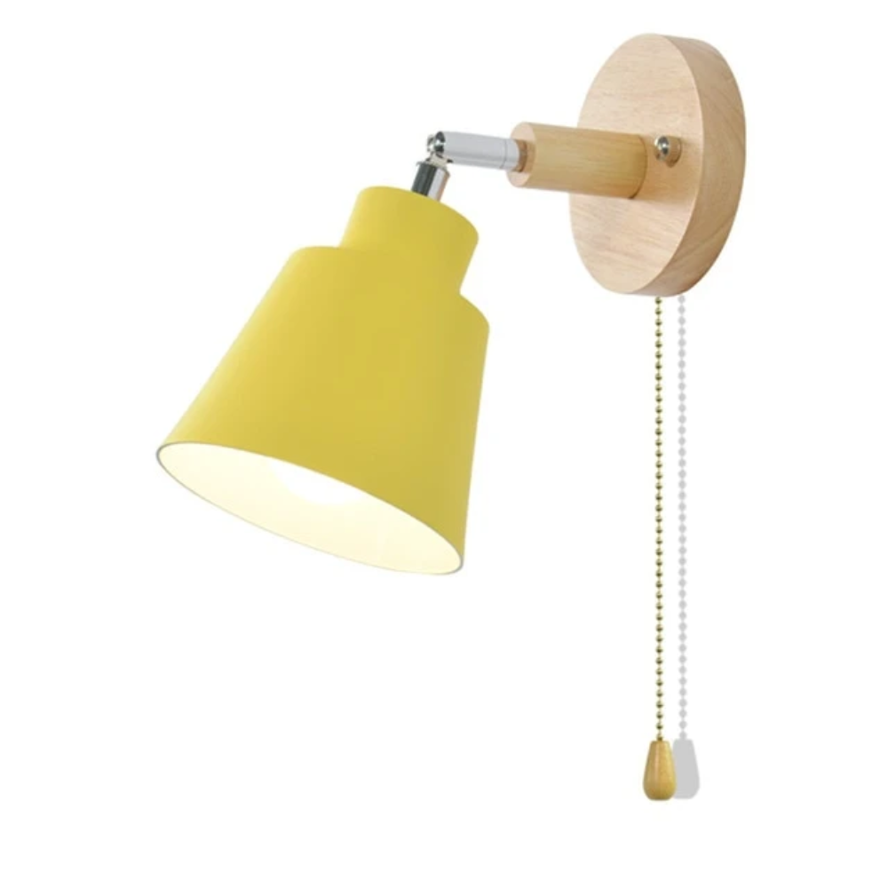 CollinLux – Verstellbare Vintage-Wandleuchte mit Zugkettenschalter